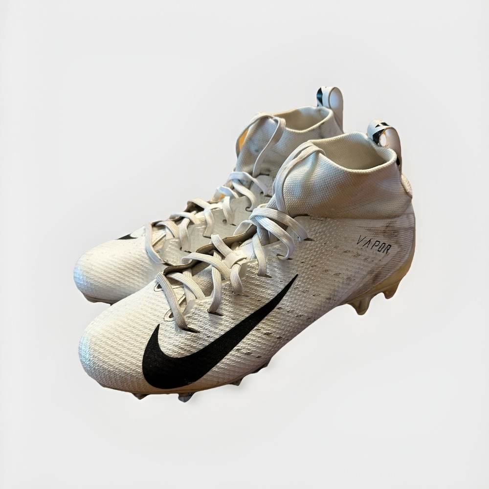 Nike Vapor Carbon Untouchable Pro 3 Football Cleats White 917165-120 Size 8